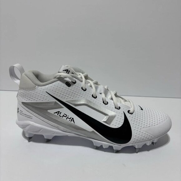Nike Men’s Alpha Menace 4 Varsity Football Cleats White, Size 10 M